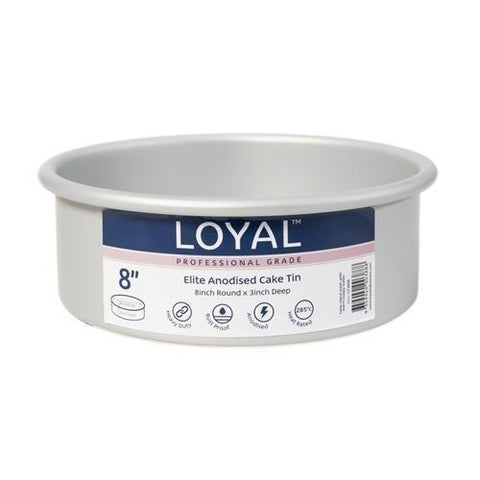 Loyal Elite Anodised Round Cake Tin 3in-75mm High