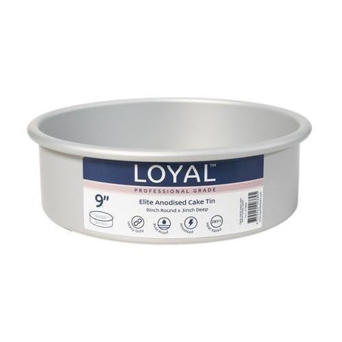 Loyal Elite Anodised Round Cake Tin 3in-75mm High