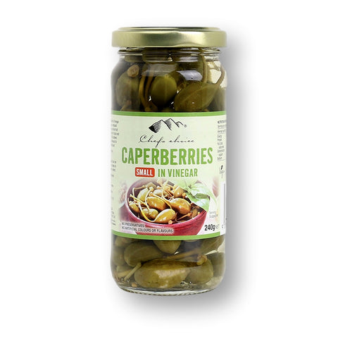 Chef's Choice Caperberries in Vinegar 240gm