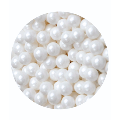 Pearl White Cachous Sprinkles 100g