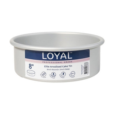 Loyal Elite Anodised Round Cake Tin 3in-75mm High