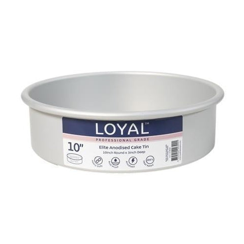 Loyal Elite Anodised Round Cake Tin 3in-75mm High