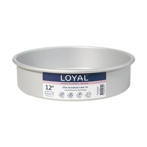 Loyal Elite Anodised Round Cake Tin 3in-75mm High