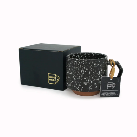 Chips Japan Stack Mug 280ml - Splash Black
