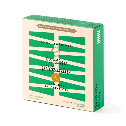 Conservas La Narval Limited Edition Small Sardines (Xoubas) in Olive Oil 120g