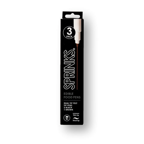 Sprinks Edible Food Pen Set - 3 Pack
