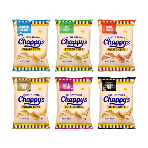 Chappy’s Potato Chips 80g | Artisan Kettle-Cooked Aussie Snacks