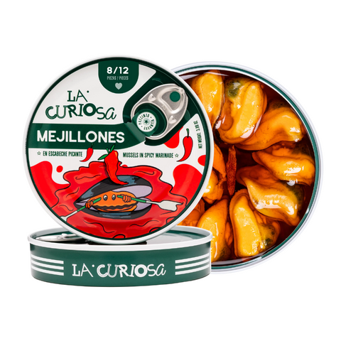 Spicy Mussels in Escabeche 115g