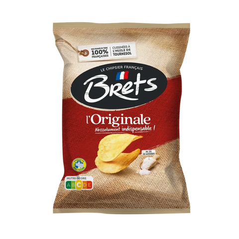Brets Original Chips with Guerande Salt 125g