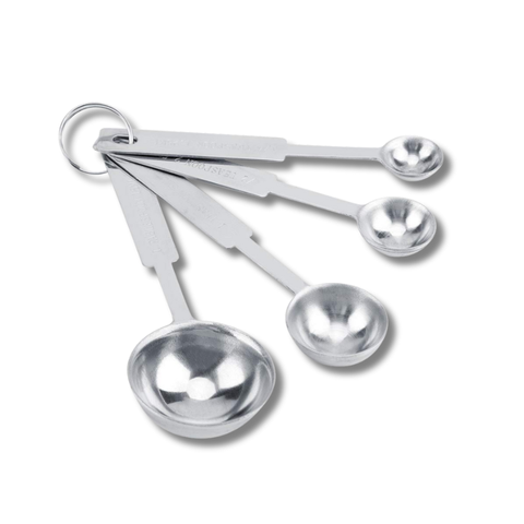 4 piece Stainless Steel Measuring Spoon Set