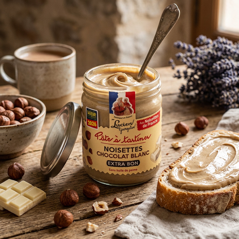 Lucien Georgelin White Chocolate and French Hazelnut Spread 400g