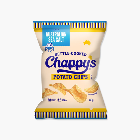 Chappy’s Potato Chips 80g | Artisan Kettle-Cooked Aussie Snacks