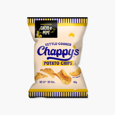 Chappy’s Potato Chips 80g | Artisan Kettle-Cooked Aussie Snacks