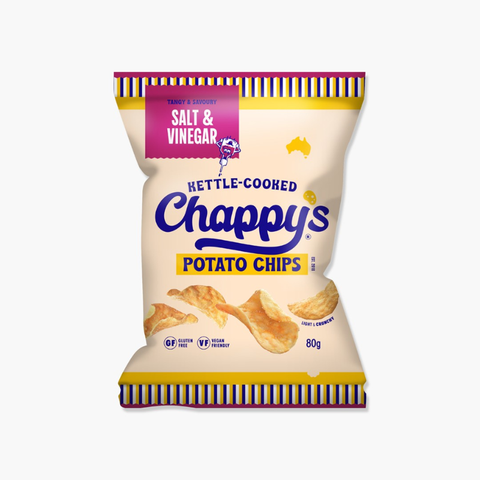 Chappy’s Potato Chips 80g | Artisan Kettle-Cooked Aussie Snacks