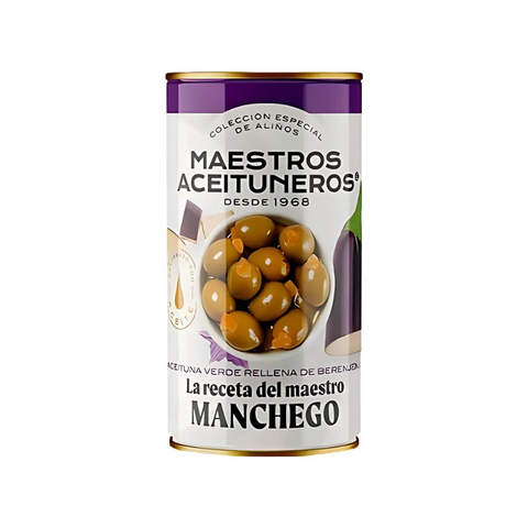 Maestros Eggplant Stuffed Manzanilla Olives 350g