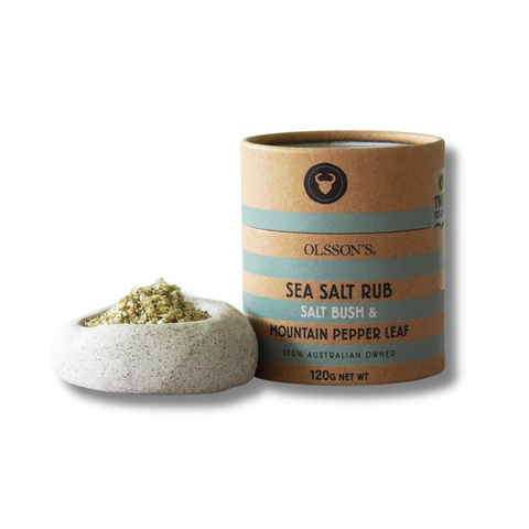 Olsson's Saltbush & Mountain Pepper Leaf Salt Rub